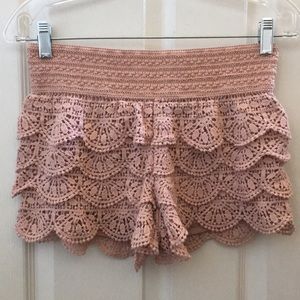 FINAL MARKDOWN Ladies’ Rewind Crocheted-look Shorts (S)